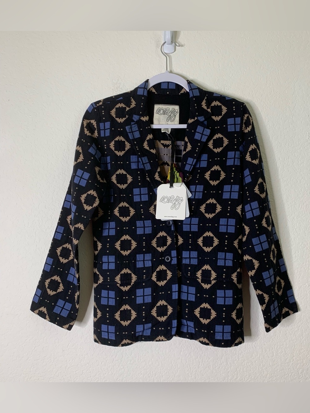 Ace & Jig Womens cotton quest Ian jacket blazer XXS NWT